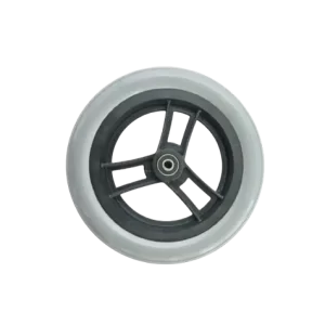 ROTAR LTDA. Rueda para Silla de Ruedas Banda Poliuretano Núcleo Nylon Diámetro 200 mm