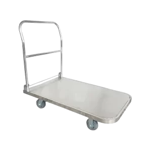 Carro Plegable 350 Kg Plataforma Acero Inoxidable 600x1000