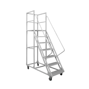 Escalera Tipo Avión Plataforma 1,5 mt  7 Peldaños