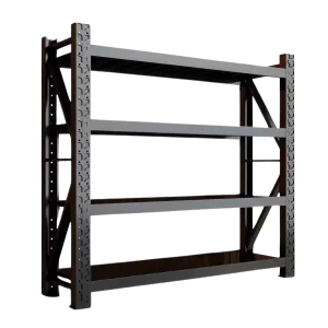 Estante Metálico NEGRO 300 Kg por Nivel 200x200x60 cm