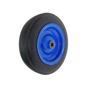 ROTAR LTDA. Rueda Carretilla Caucho Macizo, Núcleo Acero, Diámetro 350 mm, Carga 260 Kg.