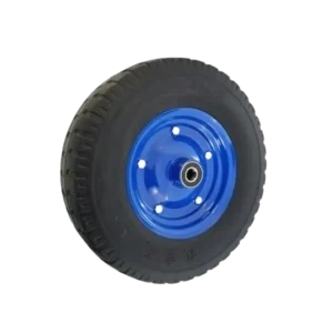 Rueda Caucho Macizo Núcleo Acero Apernado Diámetro 400 mm