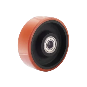 Rueda Carga Media Banda Poliuretano  Núcleo Hierro Fundido