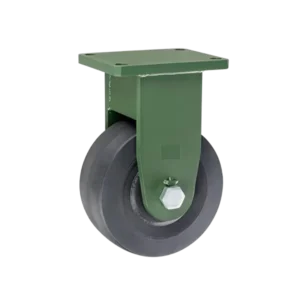 ROTAR LTDA. Rueda Carga Súper Pesada, Monobloque de Nylon Reforzado, Placa Fija Espesor 12 mm. Diámetro 250 mm. Capacidad de Carga 7 Toneladas, 7.000 kilos, Kg.