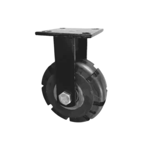 ROTAR LTDA. Rueda Trabajo Pesado Caucho Macizo Placa Fija Diámetro 180 mm Carga 800 Kg