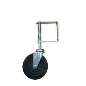 Rueda Portón Giratoria Banda Goma Maciza Carga 125 Kg