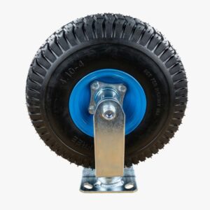 Rueda Semi Neumática Caucho Diámetro 270 mm Carga 160 Kg Placa Fija
