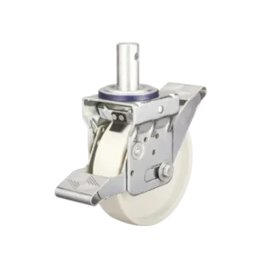 ROTAR LTDA. Rueda Andamio Monobloque Nylon Reforzado Placa Giratoria con Freno Diámetro 200 mm