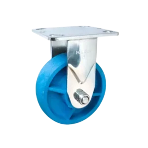 ROTAR LTDA. Rueda Poliamida Fibra de Vidrio 125 mm Placa Fija Inox 304